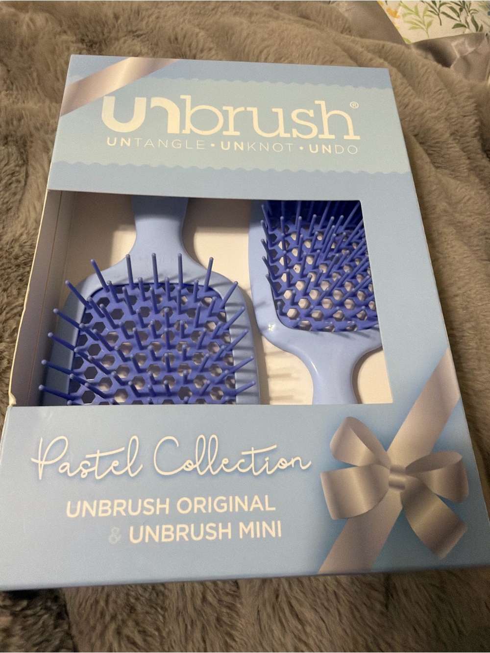 Pastel Collection Original & Mini Paddle Brush Set - Blue